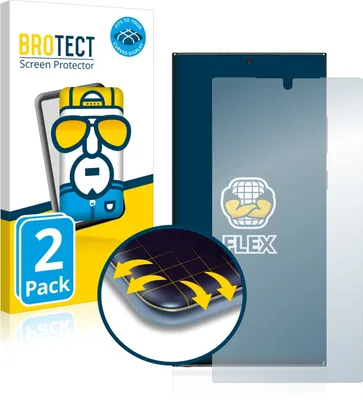 Produktbild von 2x BROTECT Fullscreen Schutzfolie für Samsung Galaxy Note 20 Ultra 5G Displayschutz Folie Fullcover Klar Transparent