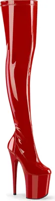 Produktbild von FLAMINGO-3000 Damen Boots von Pleaser, Rot  , EU 35, US 5