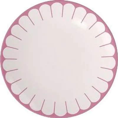 Produktbild von Villeroy & Boch 1045532621, Essteller, Rund, Porzellan, Pink, Fleur, 26,6 cm