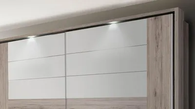 Produktbild von Passepartoutrahmen Rondino Sandeiche inkl. LED-Beleuchtung 280x215 cm