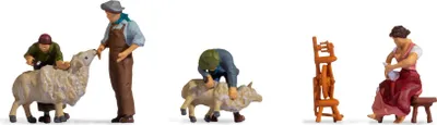 Produktbild von NOCH Schafe scheren, HO (1:87), Mehrfarbig