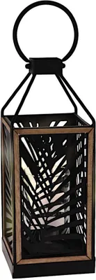 Image de Lanterne Avec Motif De Feuilles 38 Cm