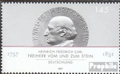 Produktbild von Briefmarken BRD (BR.Deutschland) 2007 Mi 2624 (kompl.Ausg.) FDC Stein