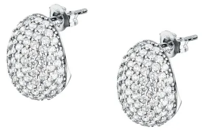 Immagine prodotto di Orecchini pavé scintillanti in argento SAZB16