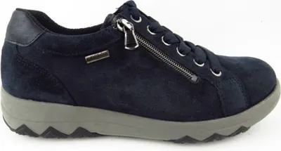 Produktbild von Waldläufer H-Teresa deepblue Damen sportlicher Schnürer in Blau, Größe 4