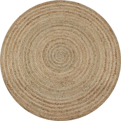 Image de Tapis Jute tressé 120 cm rond
