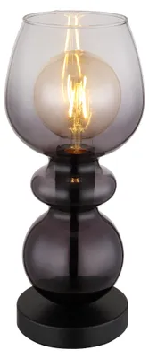 Produktbild von Globo Lighting Tischleuchte Metall schwarz matt, 1x E27
