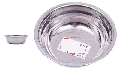 Produktbild von DRW Edelstahlschüssel, 12 Stück, Ø 14 cm