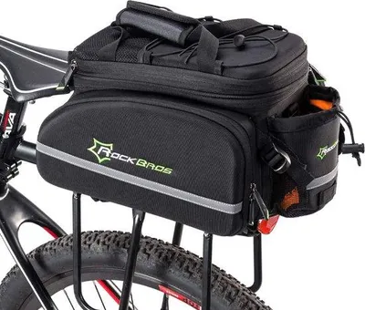 Produktbild von Famanu Fahrradtasche doppelt – erweiterbar – wasserdicht – Tasche für Fahrradzubehör