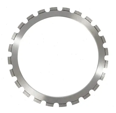 Produktbild von Diamant Ringsägeblatt - 40 cm Betonsägeblatt - Segmentiert - Für armierten Beton, Mauerwerk, Ziegel - 24 Zähne - Schnitttiefe 31 cm - Silber