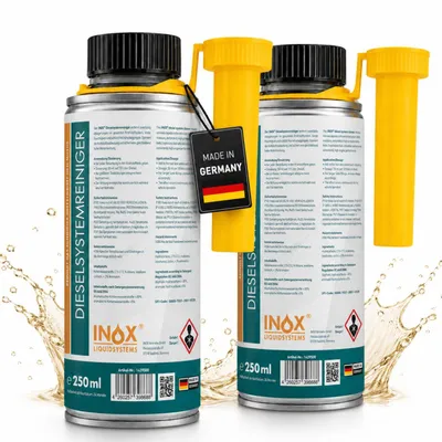 Produktbild von INOX® Diesel System Reiniger Additiv 2x 250ml Systemreiniger Zusatz Dieselzusatz