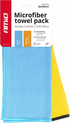 Produktbild von Mikrofaser 2er Set zum Waschen und Trocknen 30x40cm
