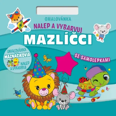 Image de Page de coloriage Colle et colorie Animaux