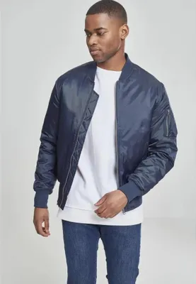 Image de Bunda Urban Classics Basic Bomber Jacket navy - L