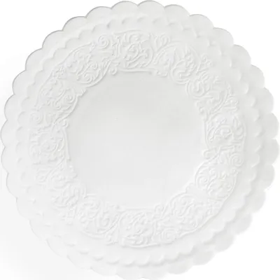 Produktbild von Duni Glasuntersetzer weiß 9cm 8lagig