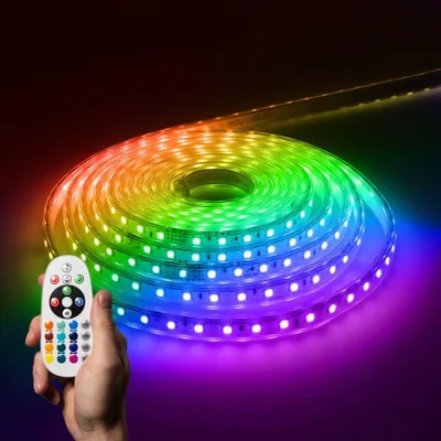 Produktbild von hoftronic LED Streifen RGB 10 m 80 W 2600 lm IP65 dimmbar