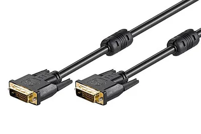 Obrázek produktu pro Goobay 93112, 5 m, DVI-D, DVI-D, Samec, Samec, Černá