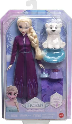 Produktbild von MATTEL JFG16 Disney Die Eiskönigin Elsa & Baby Bear