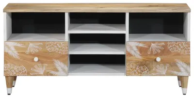 Produktbild von vidaXL TV-Schrank 100x33,5x46 cm Massivholz Mango