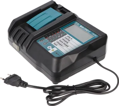 Produktbild von Ladegerät mit LED-Anzeige passend für Makita 14,4 und 18V Akku BL1840 Akku BL1850, BL1860