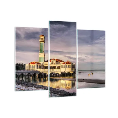Produktbild von Bilder auf glas - Architektur asien gebäude kultur - 130x100cm - Glasbilder - Wandbilder - Kunstdruck - Wanddekoration aus Glas - Glas Bilder - Wandbild auf Glas - GCB130x100-2119