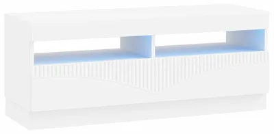 Produktbild von vidaXL LED-TV-Schrank Weiß Holzwerkstoff