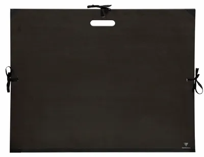 Image de Porte-dessin Clairefontaine KRAFT noir pour format 50 x 70 cm