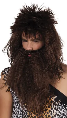 Produktbild von Boland 86396, Karnevalskostüm-Perücke, Erwachsener, Männlich, Caveman, Polyester, Braun