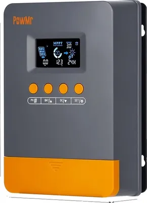 Zdjęcie produktu dla Kontroler ładowania słonecznego MPPT, kompatybilny z 12V/24V, maksymalne wejście PV 100VDC, MPPT 45A