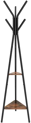 Produktbild von Industrial Standgarderobe aus Eisen und rustikalem Holz