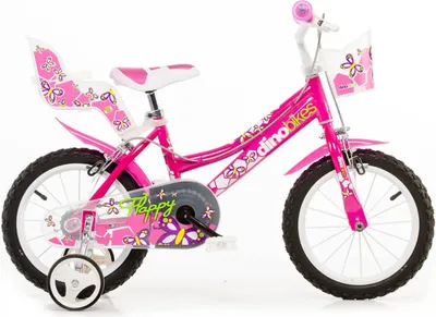 Produktbild von Happy 14 Zoll 24 cm Mädchen Felgenbremse Rosa
