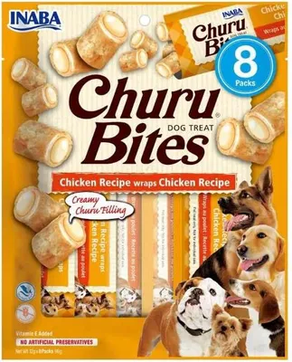 Immagine prodotto di Churu Dog Bites Pollo Wraps 8x12g