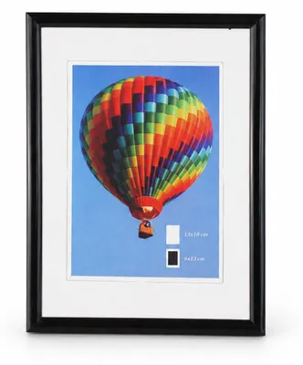 Produktbild von NLS Kunststoff Bilderrahmen Wanddeko Collage Poster Fotorahmen Bildträger Lifestyle - Farbe: Schwarz | Format: 13x18