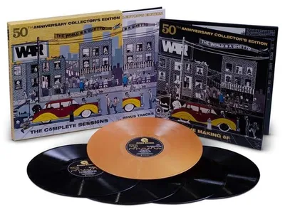 Produktbild von War - World Is A Ghetto (Gold Coloured) (LP)