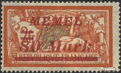 Produktbild von Briefmarken Memelgebiet 1922 Mi 117 mit Falz Freimarken