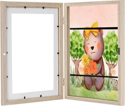 Immagine prodotto di Kodilin A4 Disegni per bambini Cornice per foto aperta Cambiamento d'arte