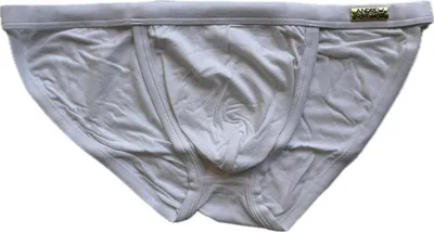 Image de Andrew Christian - Sous-vêtement Slips Hommes - "" Bamboo Brief w/ ALMOST NAKED® White - 1x Taille S
