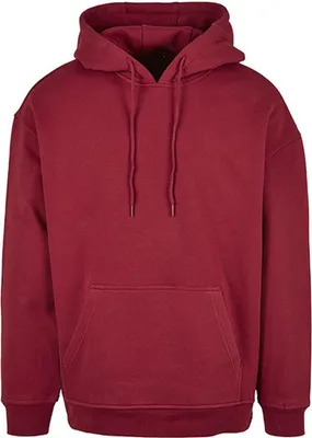 Produktbild von Build Your Brand Basic BB006 | Basic Oversize Hoody Kängurutasche Übergroßer Schnitt - Farbe: Burgundy - Größe: 5XL