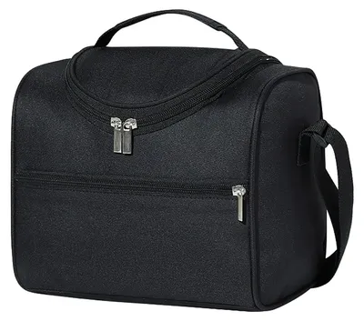 Isolierte Lunchtas 6 L, schwarz, für Arbeit & Reisen