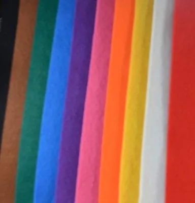 Obrázok produktu pre Farebná plsť 1,5 mm 20x30 cm 10 listov