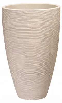 Obrázok produktu pre Rebríkový kvetináč, priemer 40 x 60 cm, pieskovej farby