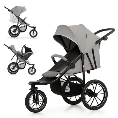 Image de Kinderkraft KINDERKRAFT vežimėlis HELSI 2 pilkas, KSHELS02GRY0000