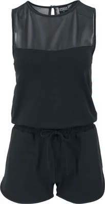 Produktbild von Urban Classics Jumpsuit Damen Ladies Tech Mesh Hot Jumpsuit schwarz M