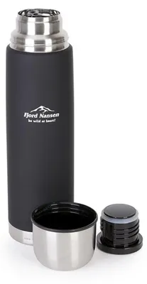 Produktbild von Fjord Nansen Thermoskanne 1L Edelstahl Vakuumisolierung Isolierkanne Camping