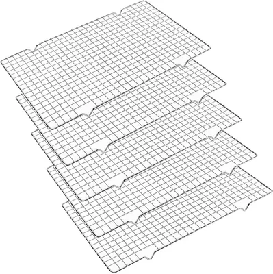 Produktbild von Abkühlgitter Kohlenstoffstahl, 40,5 x 10 cm, 5 Stück, zum Abkühlen von Gebäck