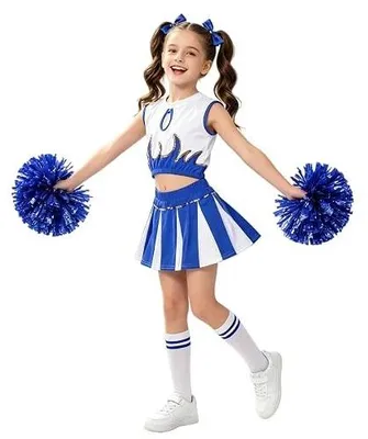Zdjęcie produktu dla Kostium cheerleaderki dla dziewczynki na karnawał