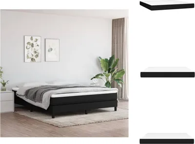 Immagine prodotto di vidaXL Materasso a molle insacchettate nero 160x200x20 cm in tessuto - Materassi