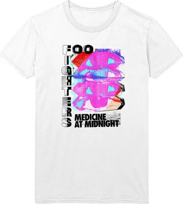 Obrázek produktu pro Foo Fighters - tričko "Medicine At Midnight Tilt" pro muže/dámy Uni RO1129 (L) (Bílá)