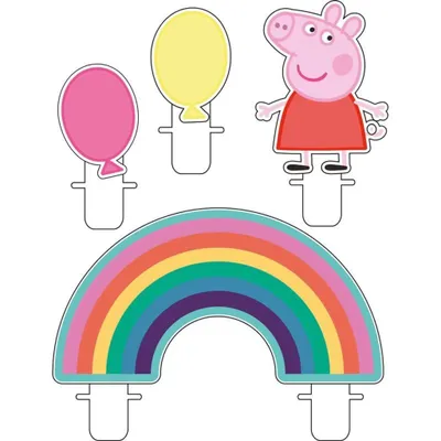 Produktbild von Kerzen, Peppa Pig Figuren, 4 Stk.