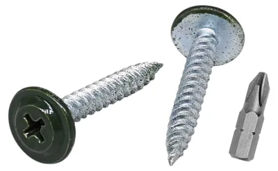 Zdjęcie produktu dla Zestaw wkrętów do drewna samogwintujących, 150 sztuk, 4,2 x 30 mm, zielone